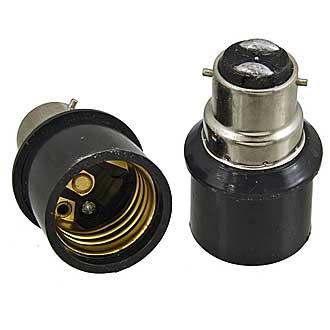 Светоарматура B22-E27 black 