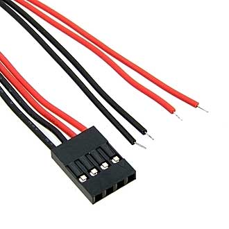 Межплатные кабели питания BLS-4 AWG26 0.3m RUICHI Межплатные кабели питания BLS-4 AWG26 0.3m RUICHI