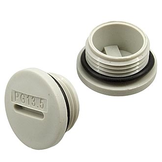 Заглушки для кабельных вводов Заглушка PG13.5 Серый пластик RUICHI Заглушки для кабельных вводов Заглушка PG13.5 Серый пластик RUICHI