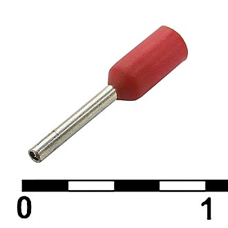 Наконечники на кабель DN00206 red (0.75x6mm) RUICHI