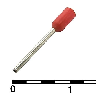 Наконечники на кабель DN00208 red (0.75x8mm) RUICHI