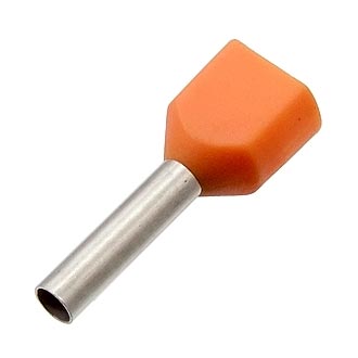Наконечники на кабель DTE01010 orange (1.4x10mm) 