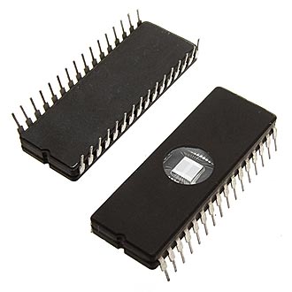 Микросхемы памяти M27C1001-10F1 CDIP32  
