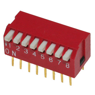 DIP переключатели DP-08 (SWD3-8) RUICHI