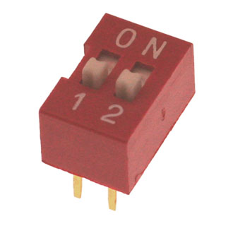 DIP переключатели DS-02 (SWD1-2) RUICHI