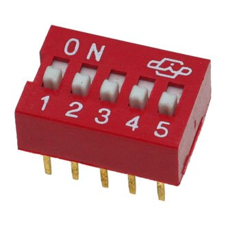 DIP переключатели DS-05 (SWD1-5) RUICHI