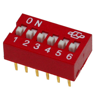DIP переключатели DS-06 (SWD1-6) RUICHI