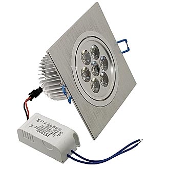 Светильники встраиваемые 7*1W 220v 550Lm 3200K D12*12  Светильники встраиваемые 7*1W 220v 550Lm 3200K D12*12