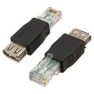Переходные разъемы USB AF to RJ45 RUICHI Переходные разъемы USB AF to RJ45 RUICHI