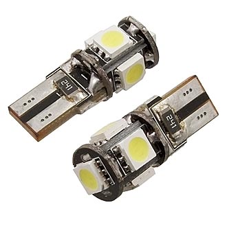 Автомобильное освещение C5W T10 1.8W 5 LED 5050 16-18 LM 