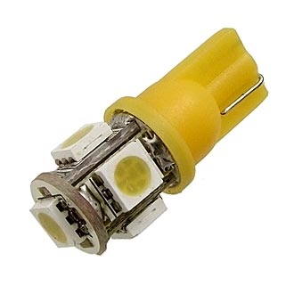 Автомобильное освещение T10 0.6W 5LED 5050 45Lm 