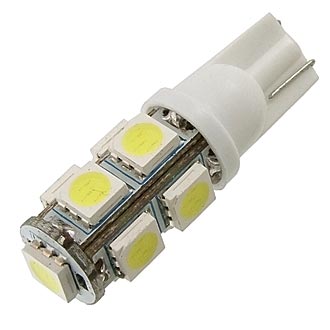 Автомобильное освещение T10 1W 9LED 5050 75Lm 