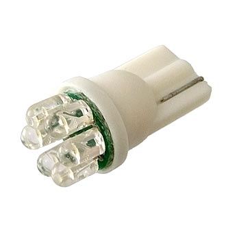 Автомобильное освещение T10 DC 12V 7LED F3 3Lm 0,5W CW 