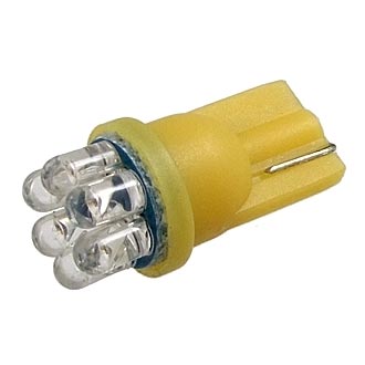 Автомобильное освещение T10 DC 12V 7LED F3 0,6Lm 0,7W Y 