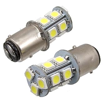 Автомобильное освещение 1157 DC 12V 13LED 5050 10Lm 2,2W CW 