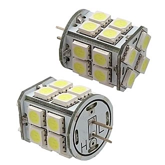 Автомобильное освещение G4 DC 12V 20LED 5050 10LM 2,7W CW 