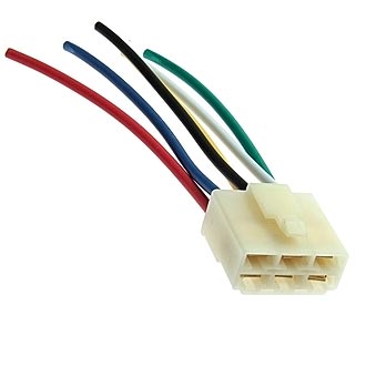 Авт. соединители 6p female plug 10CM 