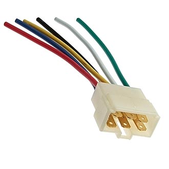 Авт. соединители 6p male plug 10CM 