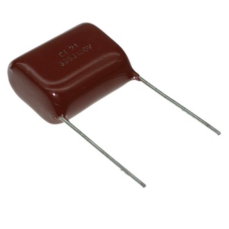 Металлопленочные конденсаторы 3.3uf     100v  10%  CL21 