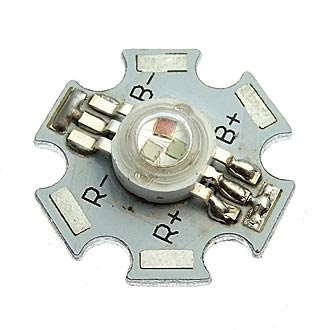 Светодиоды мощные 5WR 6.5V 200-240LM RGB 