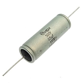 Металлобумажные конденсаторы МБМ-500 В    0.5  мкф 