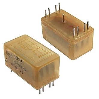 Электромагнитные реле РЭС43    204 