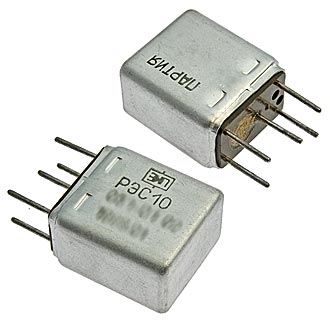 Электромагнитные реле РЭС10 08.01 