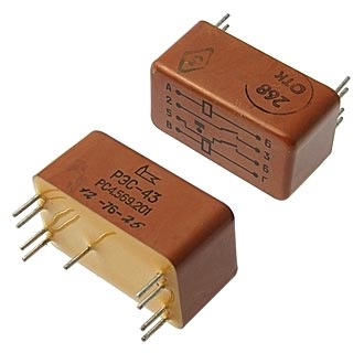 Электромагнитные реле РЭС43    201 