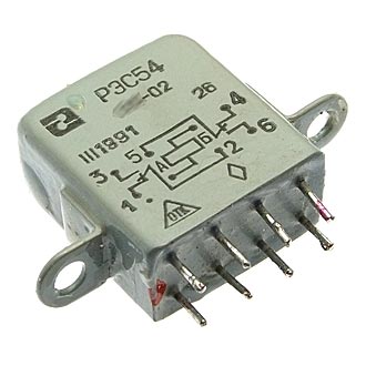 Электромагнитные реле РЭС54Б   013.02 