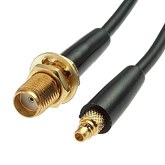 Высокочастотные разъемы MMCX-M/SMA-F RG-174U 15CM RUICHI Высокочастотные разъемы MMCX-M/SMA-F RG-174U 15CM RUICHI