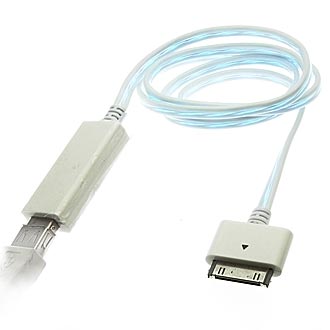 Шнуры для мобильных устройств Visible light USB to iPhone 4 