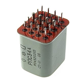 Электромагнитные реле РПС34А   283 