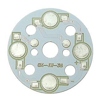 Светодиоды мощные 4x1W 1 color d38 