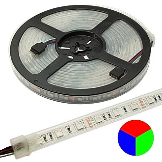 Светодиодная лента 5050 300LED IP68 12V*72W RGB RUICHI
