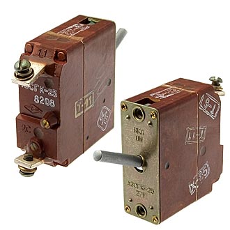 Автоматические выключатели АЗСГК25    27В   25А 