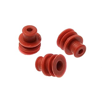 Авт. соединители WIRE SEAL 1.5*6mm red RUICHI