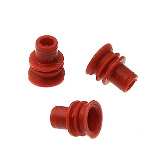 Авт. соединители WIRE SEAL 2.5*6mm red RUICHI