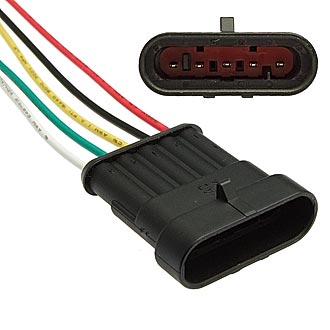 Авт. соединители DJ7051-1..5-11 (18AWG 200mm) RUICHI