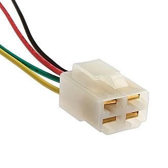 Авт. соединители DJ7041-6.3-21 (18AWG 300mm) 