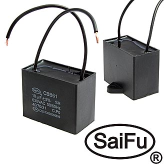 Пусковые конденсаторы CBB61 10uF 630V (SAIFU) SAIFU Пусковые конденсаторы CBB61 10uF 630V (SAIFU) SAIFU