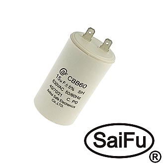 Пусковые конденсаторы CBB60  15uF  630V (SAIFU) SAIFU
