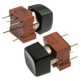 Кнопочные переключатели ПКБ3-1 (черные)  