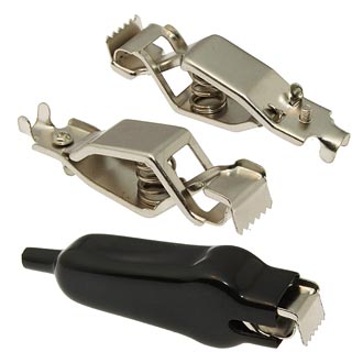 Зажимы, крокодилы 8-0048 black 