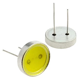 Светодиоды мощные 1w 6.6v 100ma 100lm 6500K  T12mm 