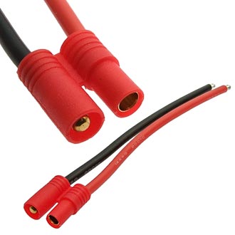 Разъемы для RC моделей 3.5MM banana 14AWG 10CM 