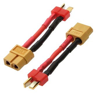 Разъемы для RC моделей XT60 F to Deans M 14AWG 4CM RUICHI Разъемы для RC моделей XT60 F to Deans M 14AWG 4CM RUICHI