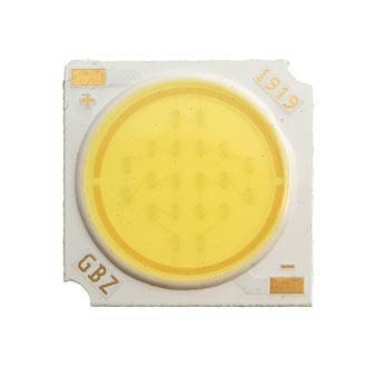 Светодиоды мощные 9W 34V 110LM 6500K 19*19 17MM COB 