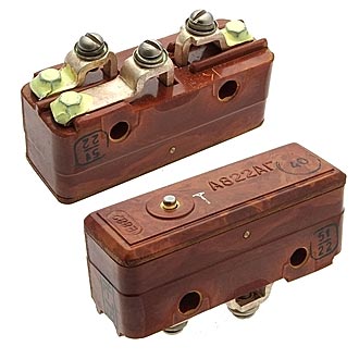 Микропереключатели А822АГ 