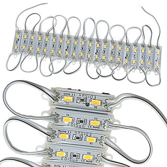 Светодиодные модули подсветки 5730 2LED 12V 0.48W W-W  Светодиодные модули подсветки 5730 2LED 12V 0.48W W-W