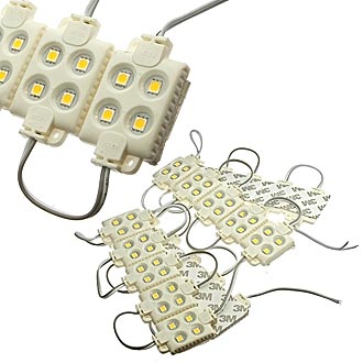 Светодиодные модули подсветки 5050 4LED 12V 1W W-W IP65  Светодиодные модули подсветки 5050 4LED 12V 1W W-W IP65